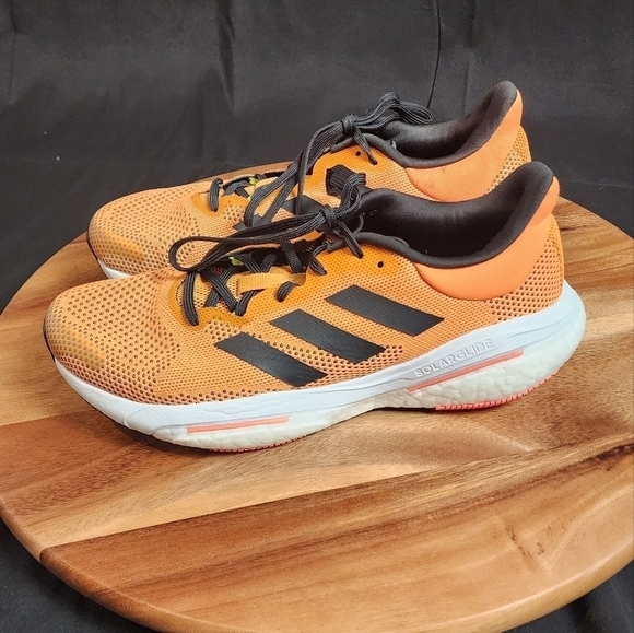 Adidas Men's Solar Glide 5 Flash Orange Size 8 1/2. - Picture 4 of 9